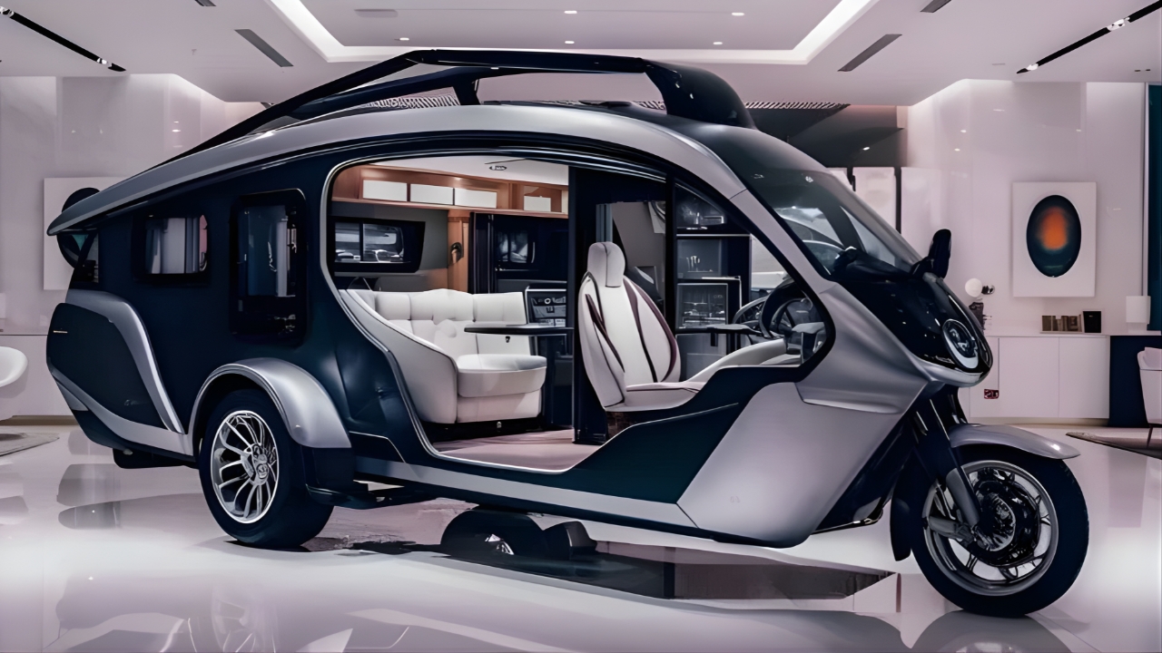2025 Tricycle RV Camper Unveiled – Compact Adventure Vehicle Redefines Travel Futuristic Design, Smart Features, and Affordable Price