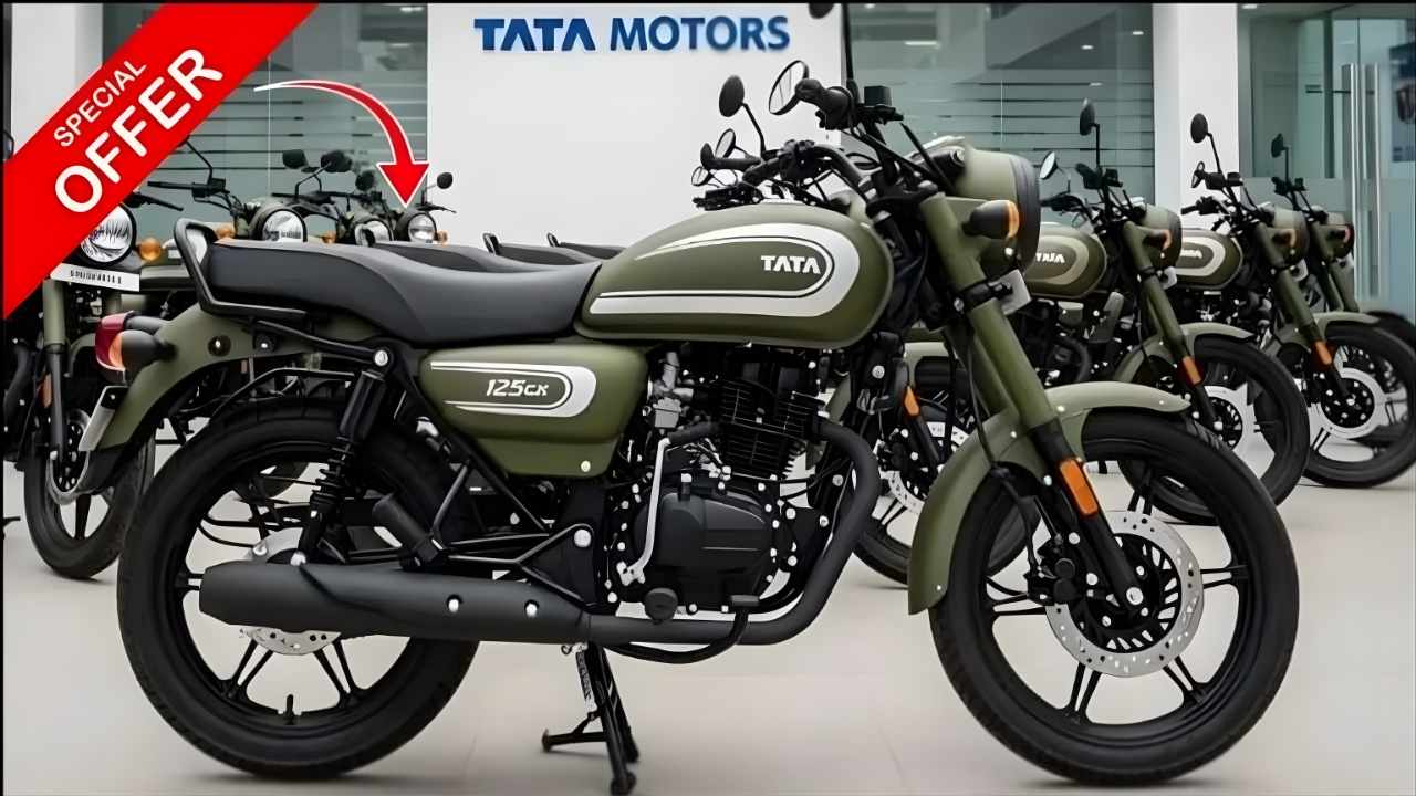 Tata Classic 125cc Launched – Retro Design, 68kmpl Mileage, and Powerful 125cc EcoBoost Engine at ₹50,000